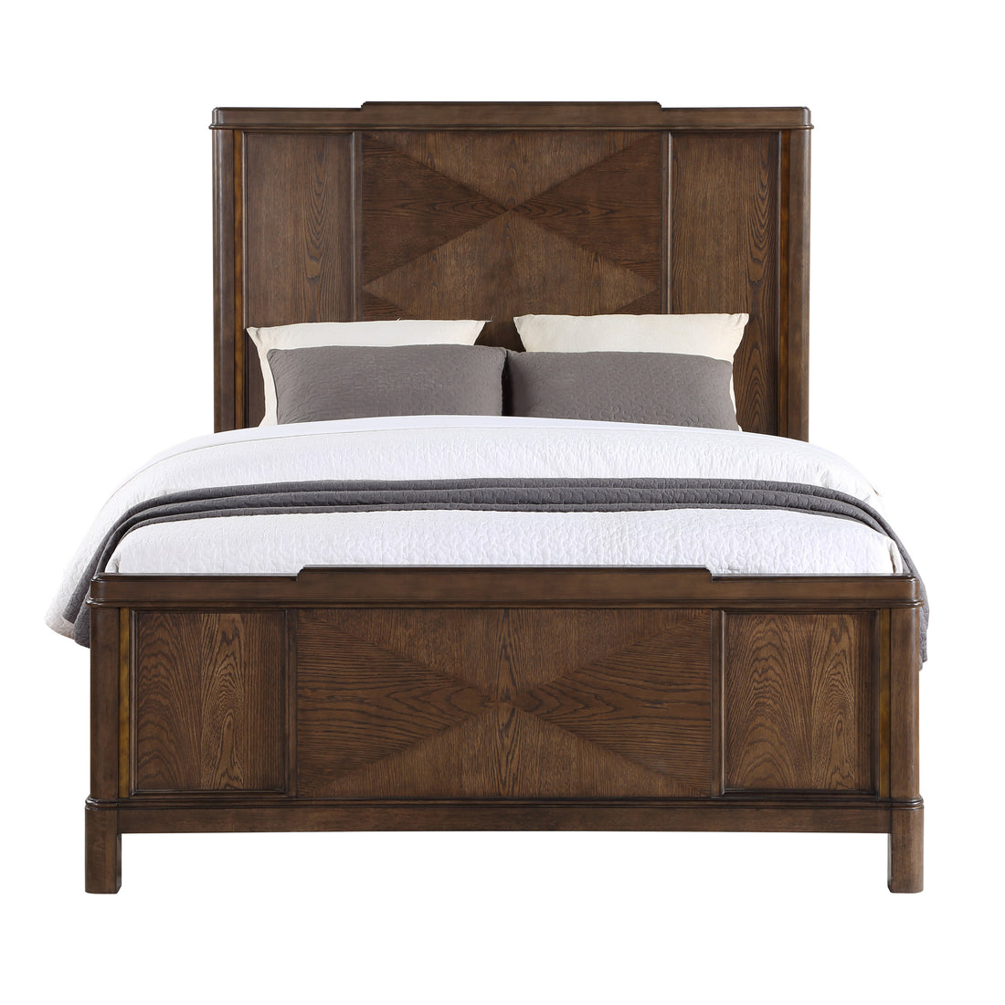 Milan 4 Piece Queen Bedroom Set Dark Brown Queen Dark Brown 4 Piece Set Wood
