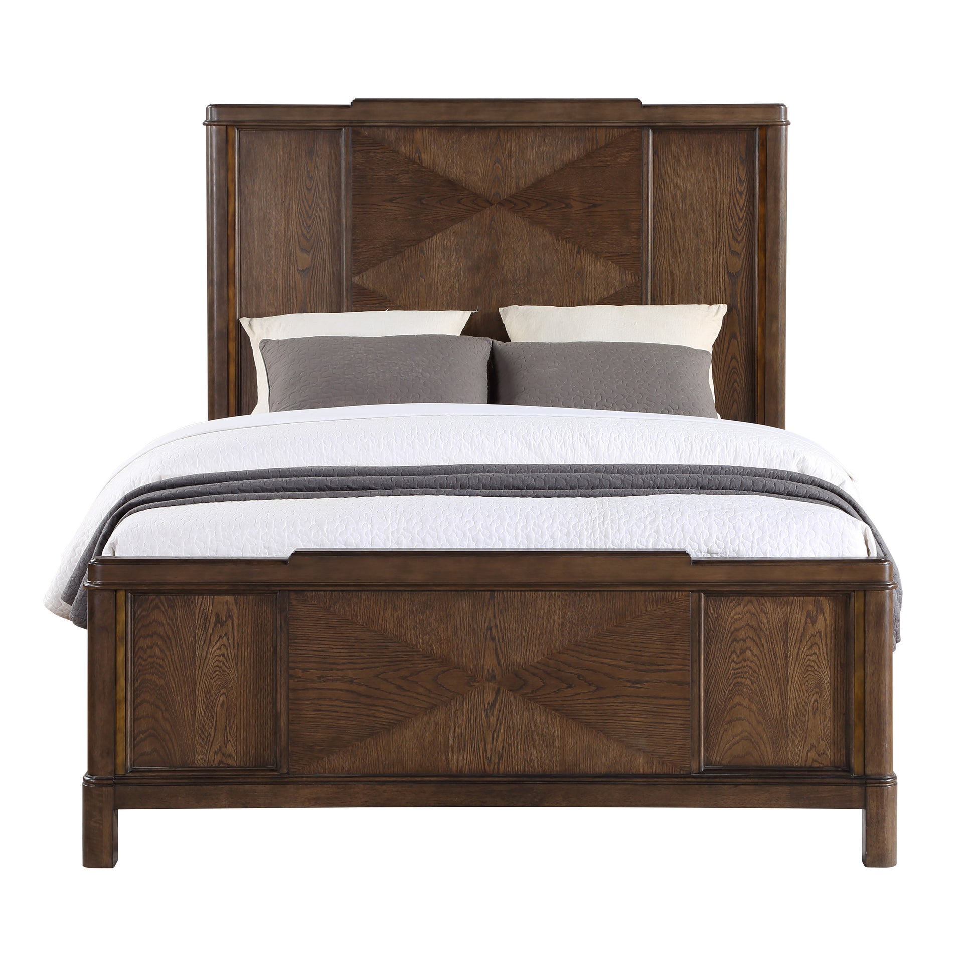 Milan 4 Piece Queen Bedroom Set Dark Brown Queen Dark Brown 4 Piece Set Wood