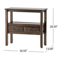 Ramsey Console Table Brown Wood