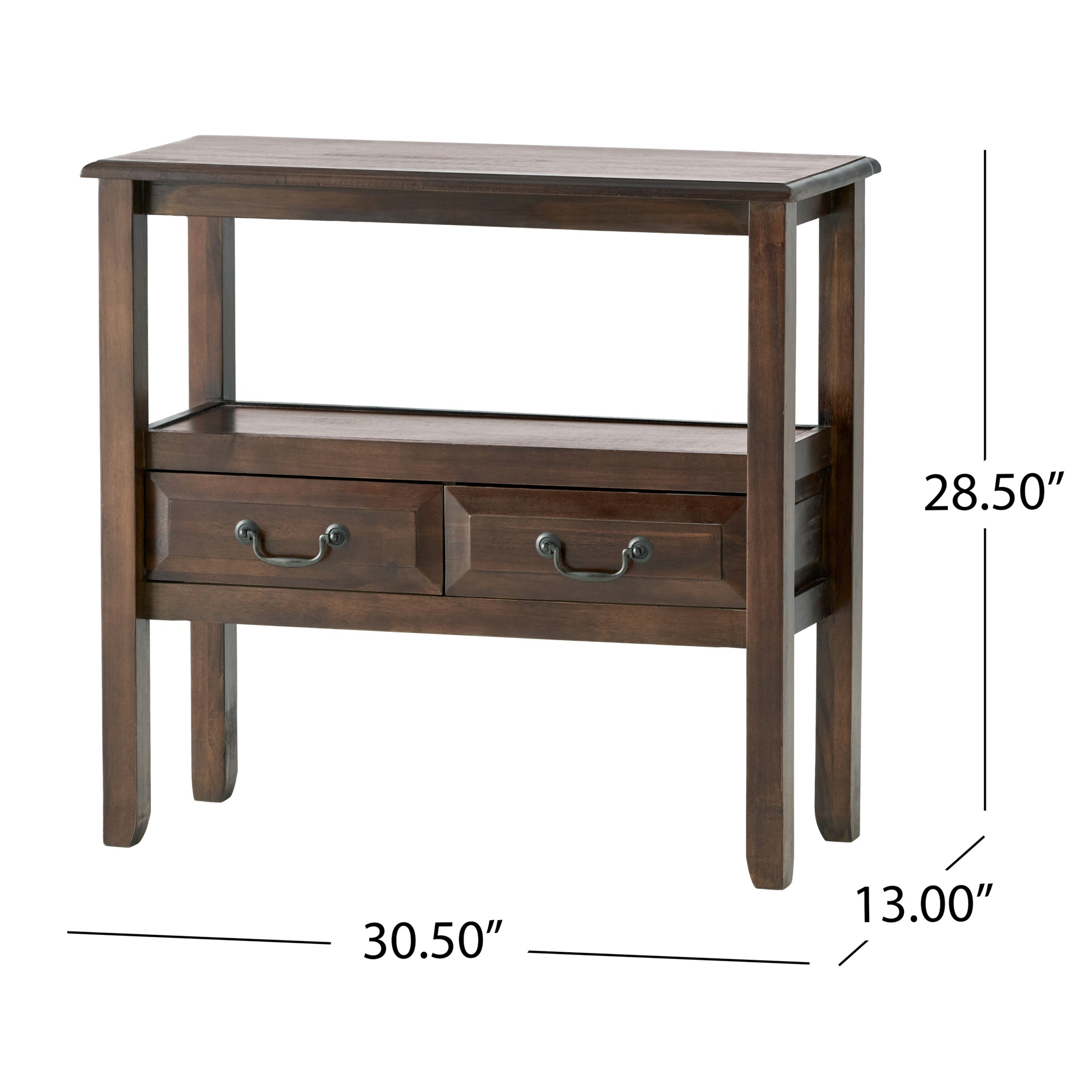 Ramsey Console Table Brown Wood