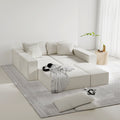 Modern Upholstered Sectional Sofa Couch Set,Modular 132