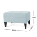 Ottoman Blue Fabric