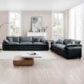 Family Sofa Set Deep Seat Sofa, Warm Sofa For Home Cinema And Living Room, One 2 Seater Sofa And One 3 Seater Sofa,Grey Corduroy Grey Corduroy 5 Seat