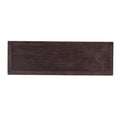 Retro Design Console Table With Two Open Shelves, Pine Solid Wood Frame And Legs For Living Room Espresso Espresso Solid Wood Mdf