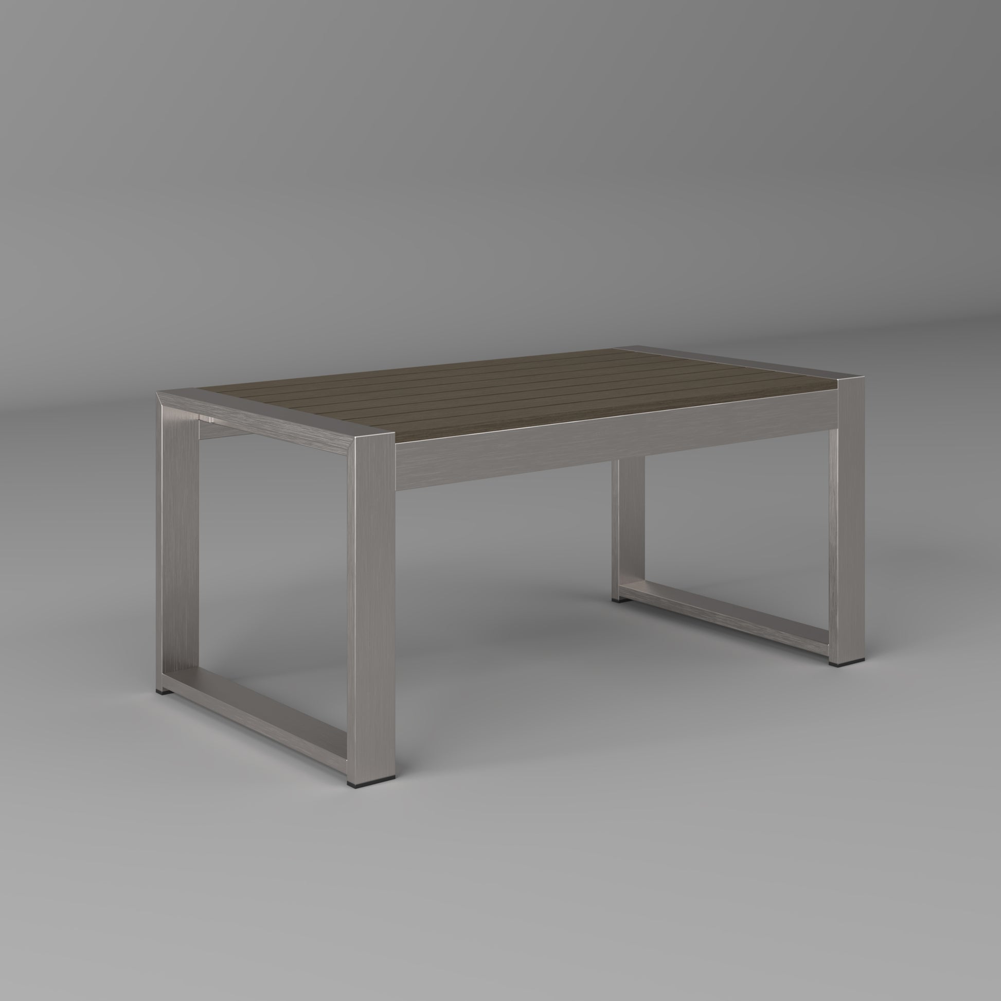 Aluminum And Rattan Modern 4 Piece Sofa Seating Group For Patio Garden Outdoor Yes Complete Patio Set Gray Silver Mildew Resistant Frame Fade Resistant Cushion Garden & Outdoor Modern Complete Patio Sets Aluminium Aluminium