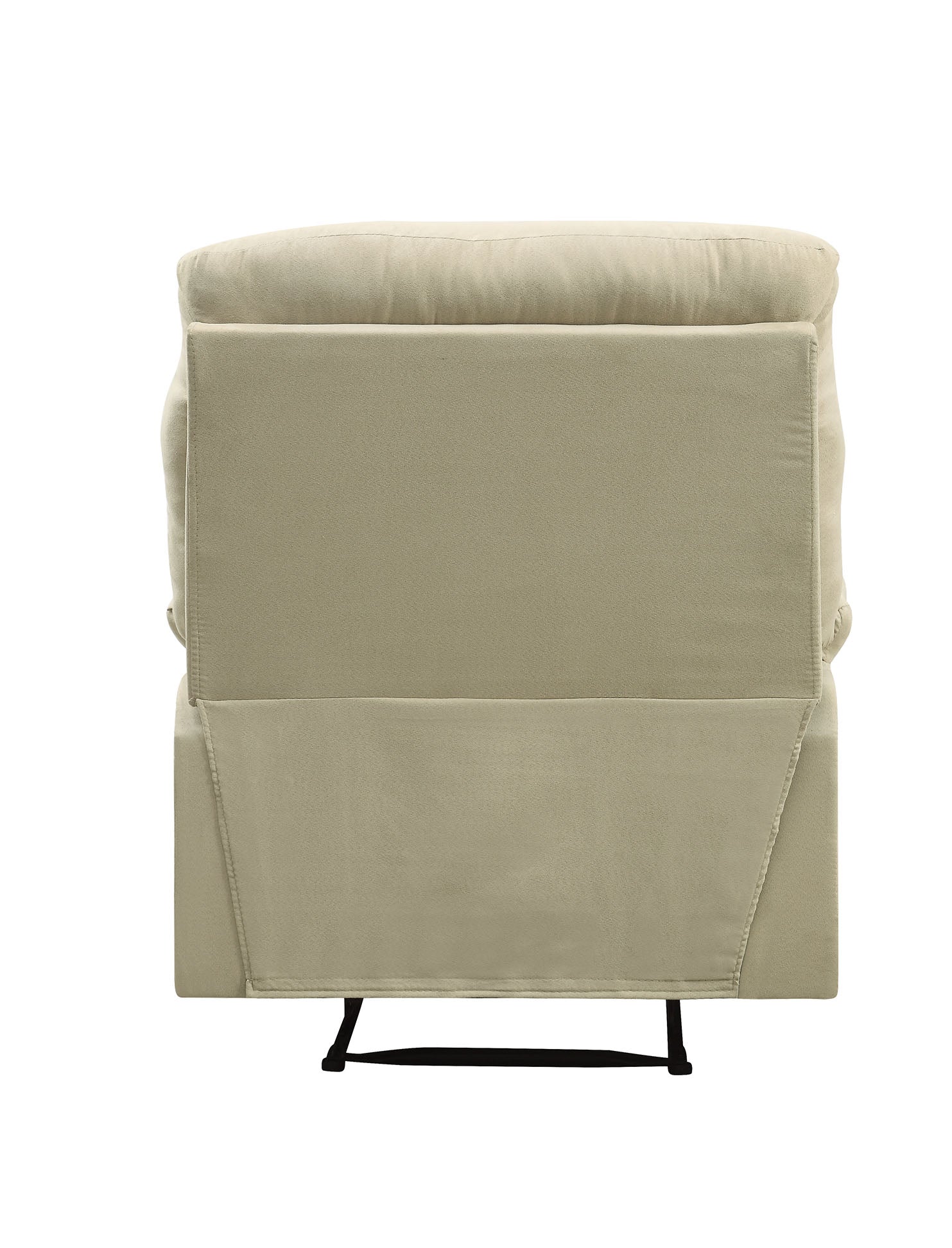 Arcadia Beige Microfiber Motion Recliner Beige Microfiber
