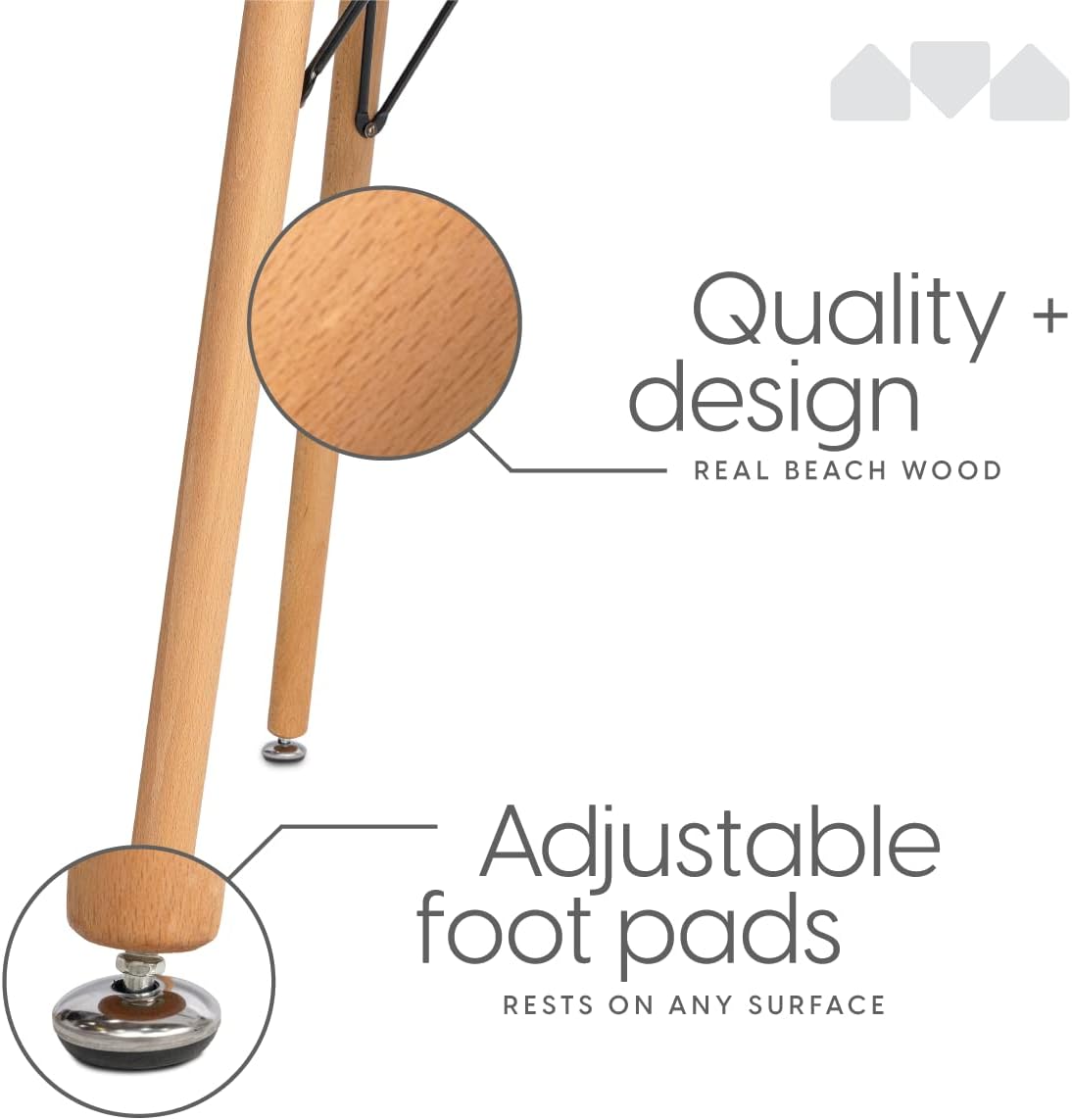 31.5" Round Dining Table Kitchen Table White Dining Table With White Mdf Desktop And Solid Wood Legs .Modern Style Coffee Table Leisure Dining Room Round Table For Kitchen Living Room Black Kitchen Round Mdf