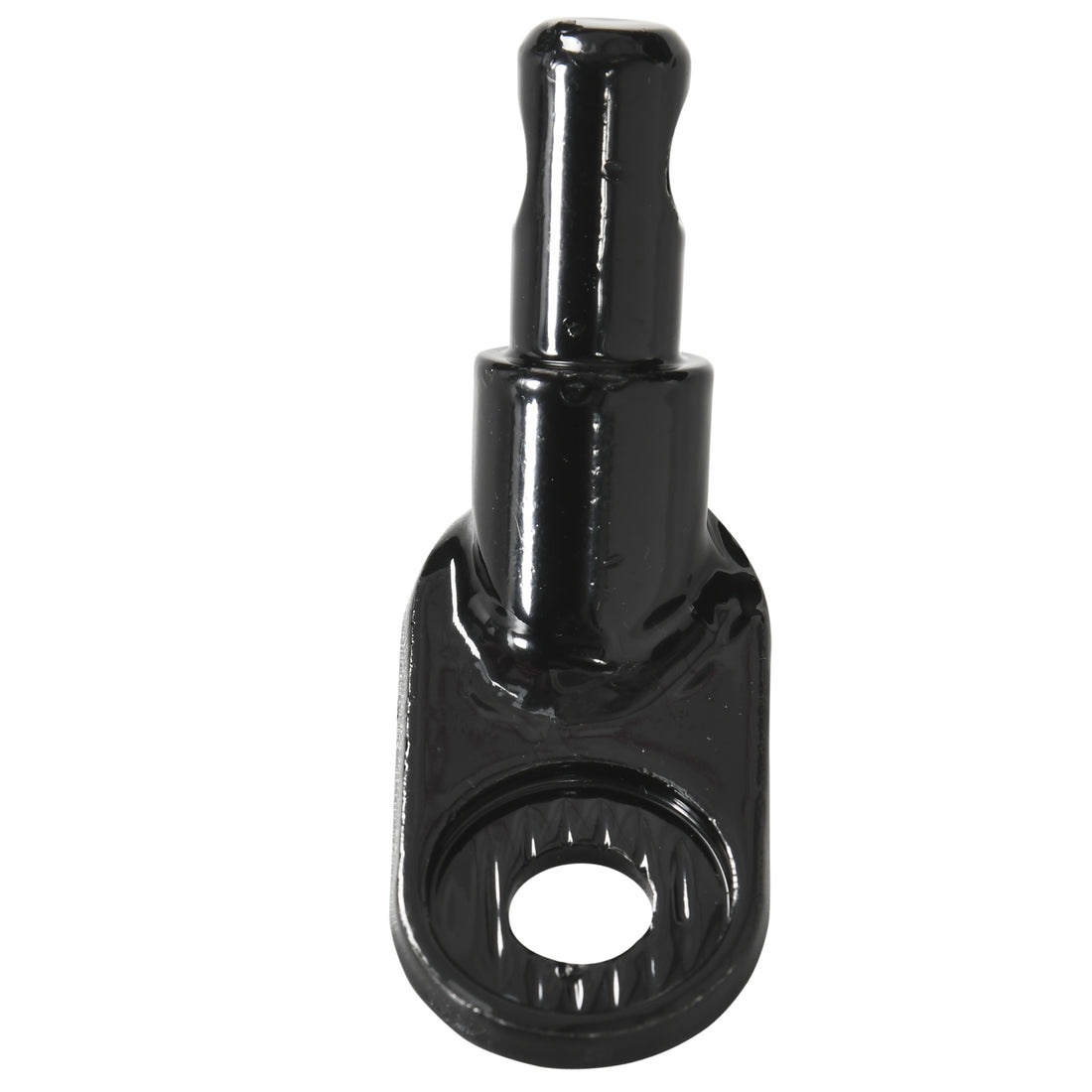 Aosom Steel Bike Trailer Coupler Attachment, Type 'B' Bicycle Trailer Hitch Connector For Cargo, Child And Pet Trailers Black Metal