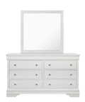 Shaker Crocodile Metallic White Mirror White Solid Wood Mdf