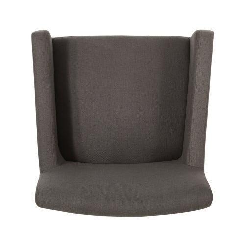 Arm Chair Dark Grey Fabric