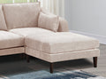 Beautiful Blush Pink Laf Raf One Arm Chair Morgan Fabric 1Pc Chair Pillow Soft Cushion Wood Legs Living Room Furniture Pink Primary Living Space Classic,Contemporary,Modern Fabric