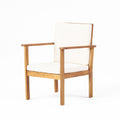 2 Club Chair & Table Brown Wood