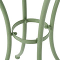 Lourdes 3 Pc Kd Metal Set Green Iron