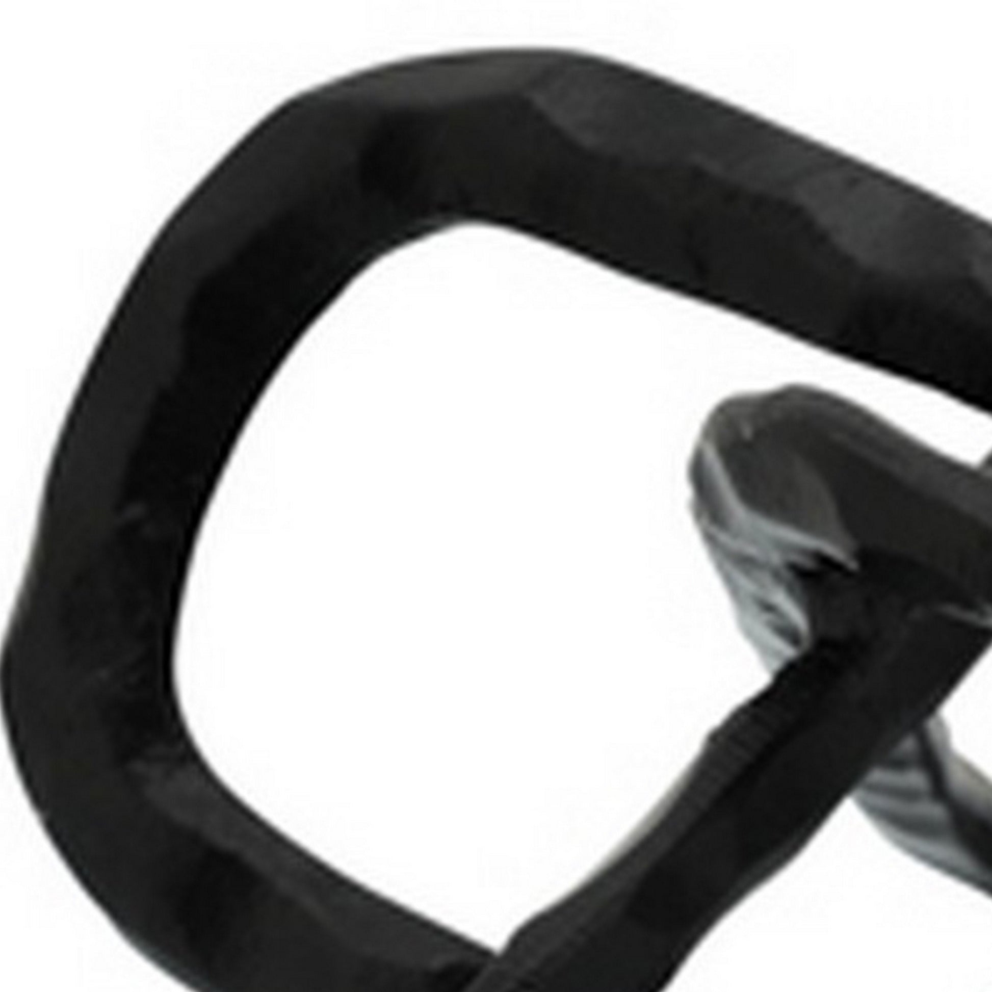 Metal Accent Decor With Oval Shaped Inters, Black Black Metal