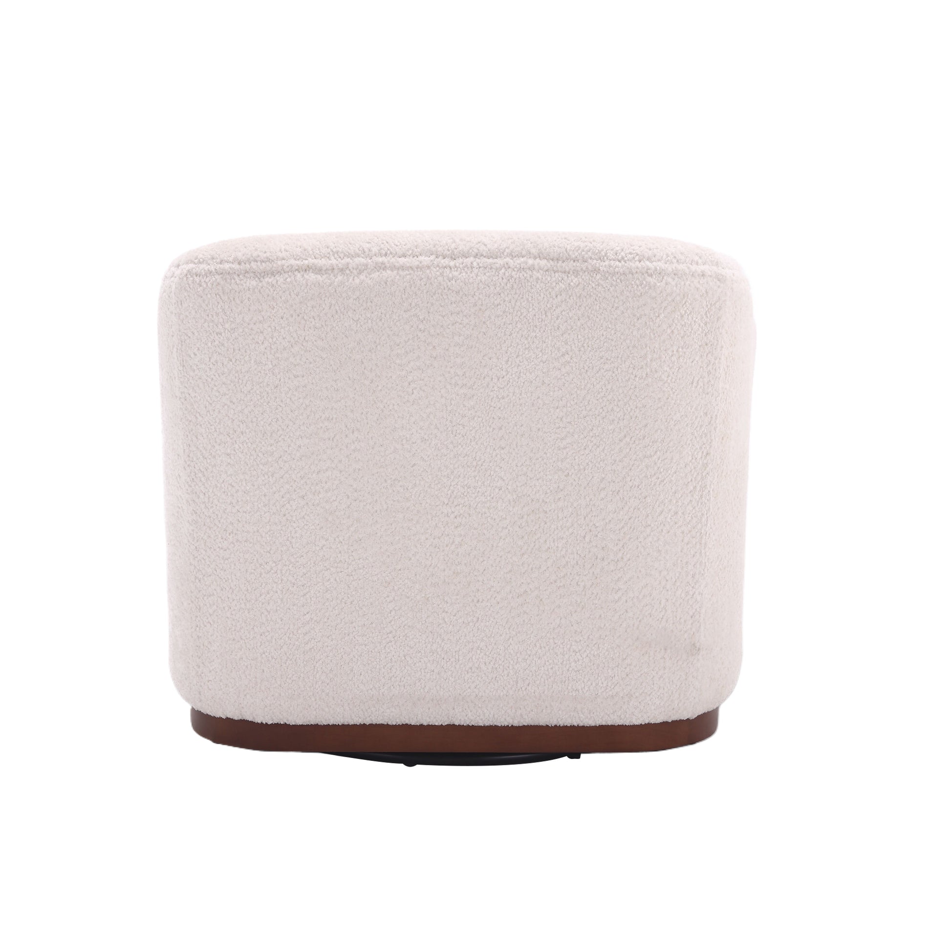 Coolmore Swivel Barrel Chair, Comfy Round Accent Sofa Chair For Living Room, 360 Degree Swivel Barrel Club Chair, Leisure Arm Chair For Nursery, Hotel, Bedroom, Office, Lounge White Boucle White Primary Living Space Foam Boucle