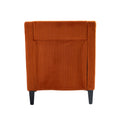 Coolmore Modern Accent Chair,Upholstered Armchair With Scooped Arms For Bedroom,Apartment,Studio,Office,Waiting Room Orange Corduroy Orange Primary Living Space Foam Corduroy