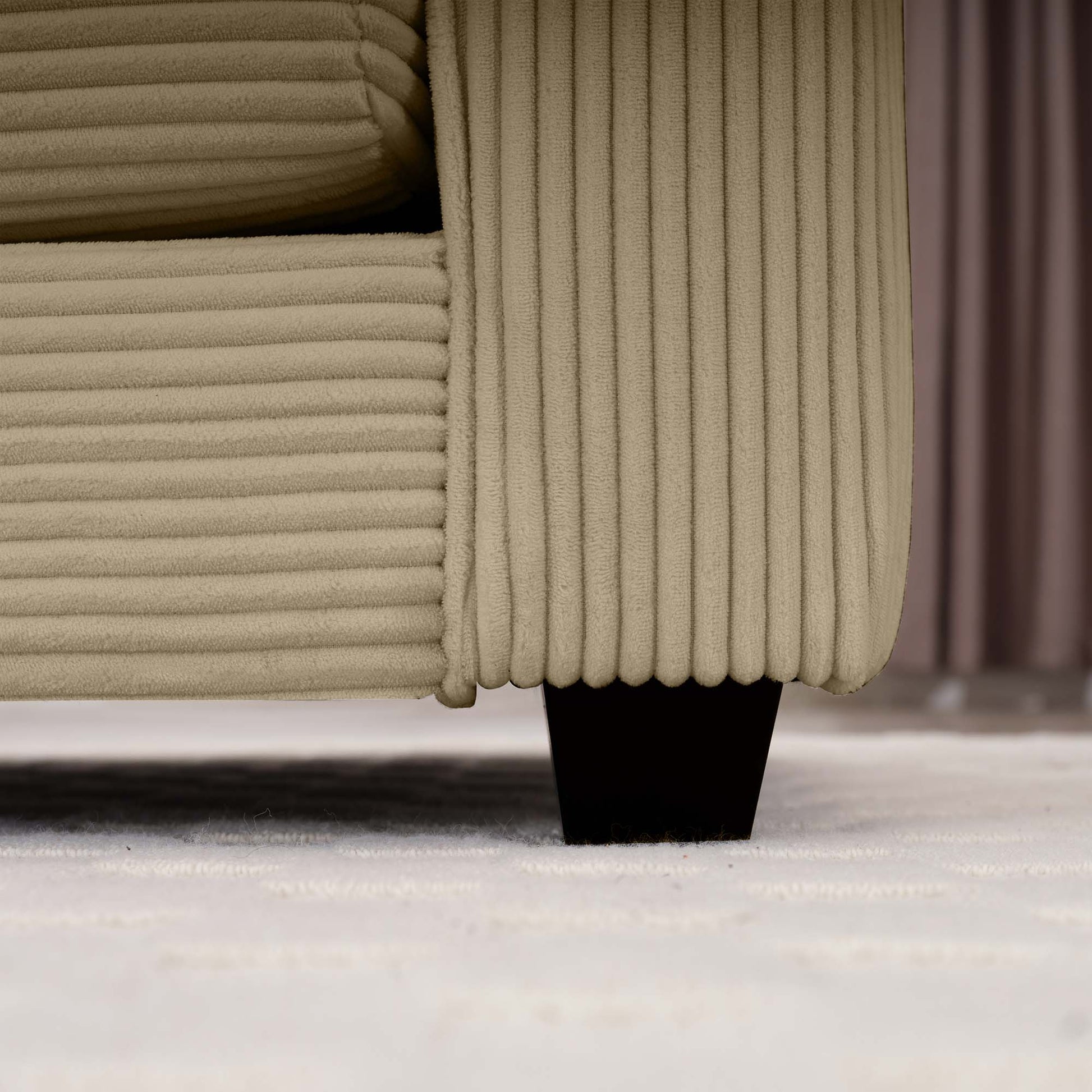 3 Piece Sectional Sofa Oversized Sectional Sofa Comfortable Sectional Sofaone Single Sectional Sofa, One 2 Seater Sofas, One 3 Seater Sofas Tan Corduroy Deep Seat Sofa Tan Corduroy 6 Seat