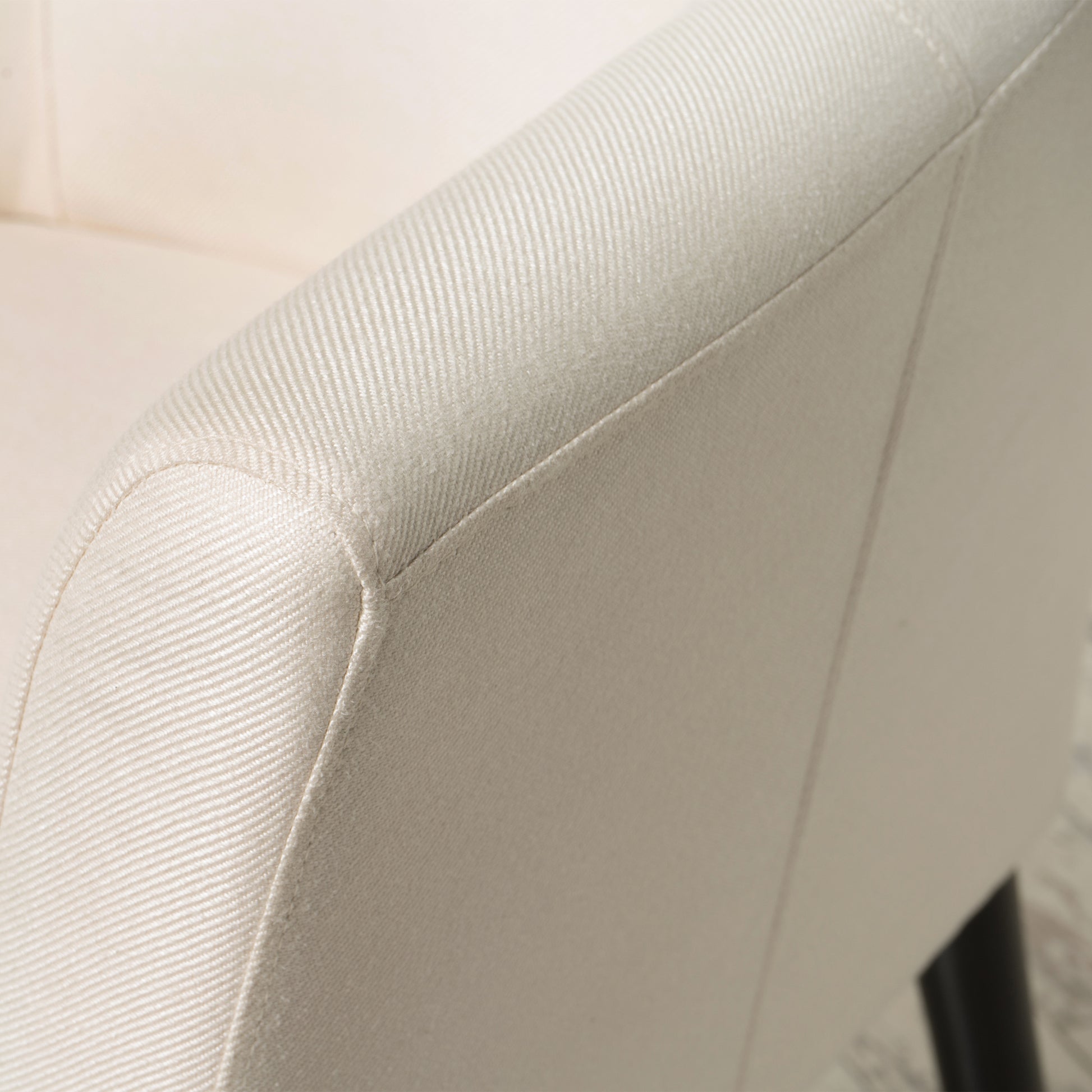 Arm Chair Beige Fabric