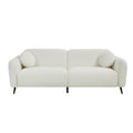 83.9''Upholstered Sofa For Living Room, Bedroom, And Apartments Beige Polyester 2 Seat
