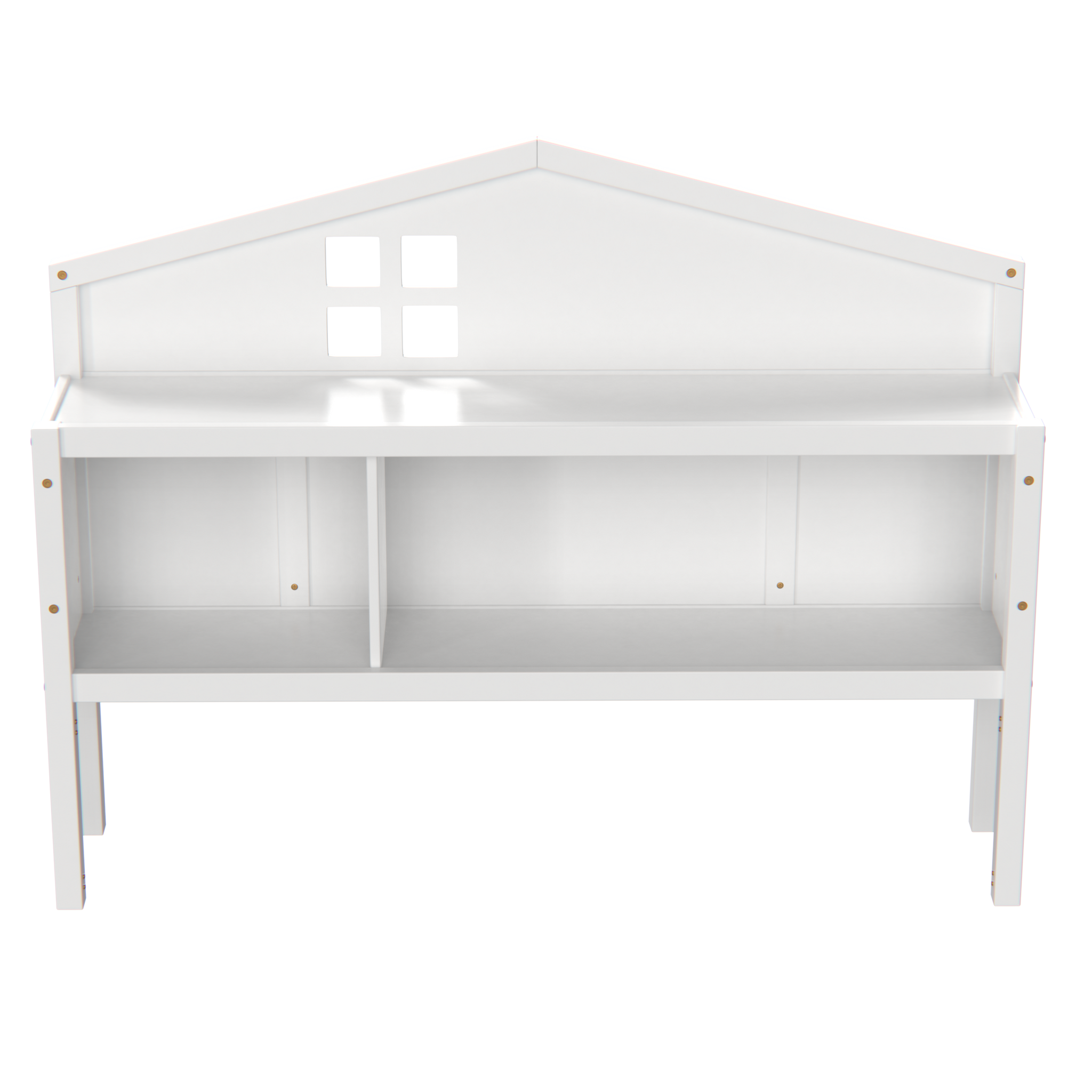 Headboards For Full Size Montessori Floor Bed White,Freely Collocation White Mdf