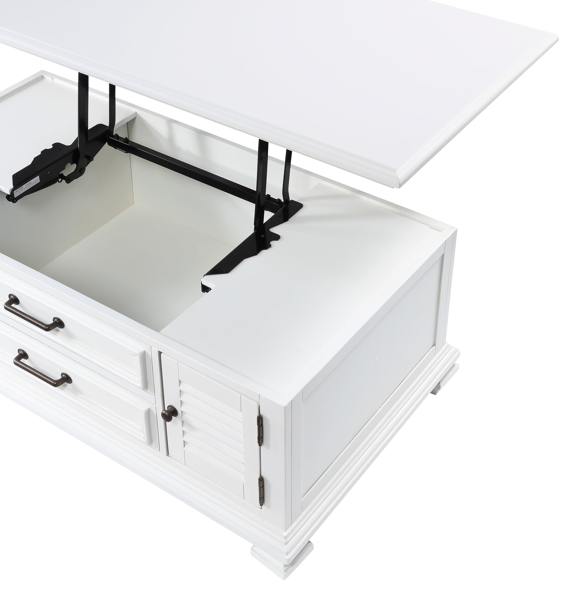 Charlestown 3 Piece Table Set White Wood