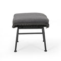 Montana Ottoman Gray Iron Plastic