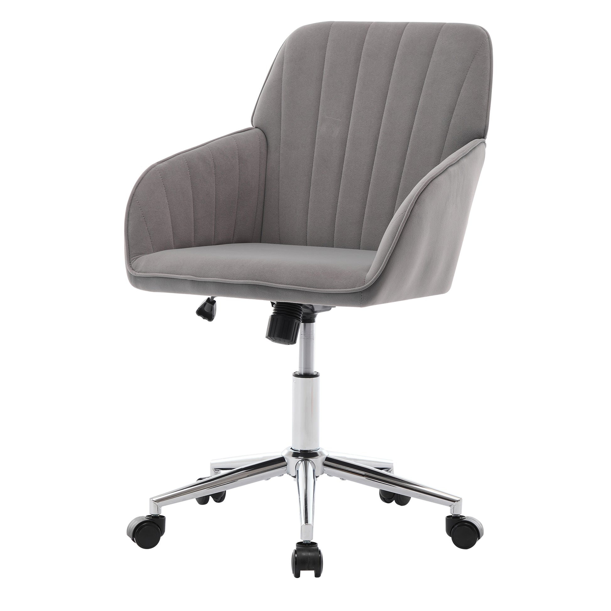 Ty Office Chair Gray Velvet