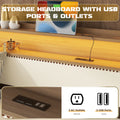 Twin Size Daybed With Trundle, Upholstered Daybed With Charging Station And Led Lights, White Twin White Pu Leather
