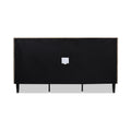 Aspen Vertical Tufted Headboard Platform Bed Set, King, Mink Beige Performance Velvet Box Spring Not Required King Mink Wood Foam Velvet Velvet