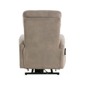 Power Lift Chair With Massage And Heat Comfort Brown Microfiber Upholstery Living Room Furniture 1Pc Power Reclining Motion Chair Brown Microfiber Wood Primary Living Space Plywood,Solid Wood