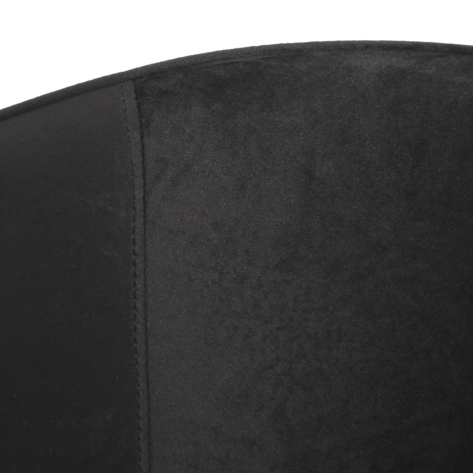 Lounge Arm Chair Black Velvet