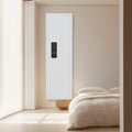 Didital Touch Panel In Wall Safe,Hidden Wall Safe For Rifles And Pistols With Adjustable Shelves,Assembled Storege Safe For Firearm And Valuables White Digital White Steel