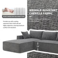 9587G Package Gray Chenille 1 Seat