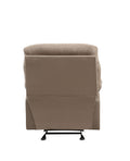 Arcadia Light Brown Microfiber Motion Recliner Light Brown Microfiber