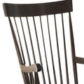 Arlo Black Finish Rocking Chair Black Synthetic Wood
