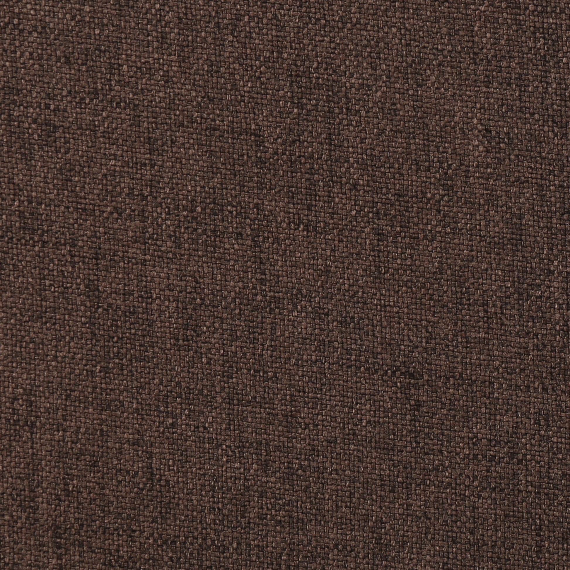 Dining Chair Dark Brown Wood Fabric