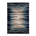 Jersey Area Rugs, Carpets For Livingroom, 7X10 Area Rugs ,3001 Blue Rectangle 8&10 Blue Contemporary Abstract Polypropylene