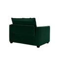 Warm And Cozy Sofa Set With Soft Cushions And Pillows, Home Theater Style Sofa Set Consisting Of One 2 Seater Sofas And Two Single Sofa In Green Corduroy Fabric Green Corduroy 4 Seat
