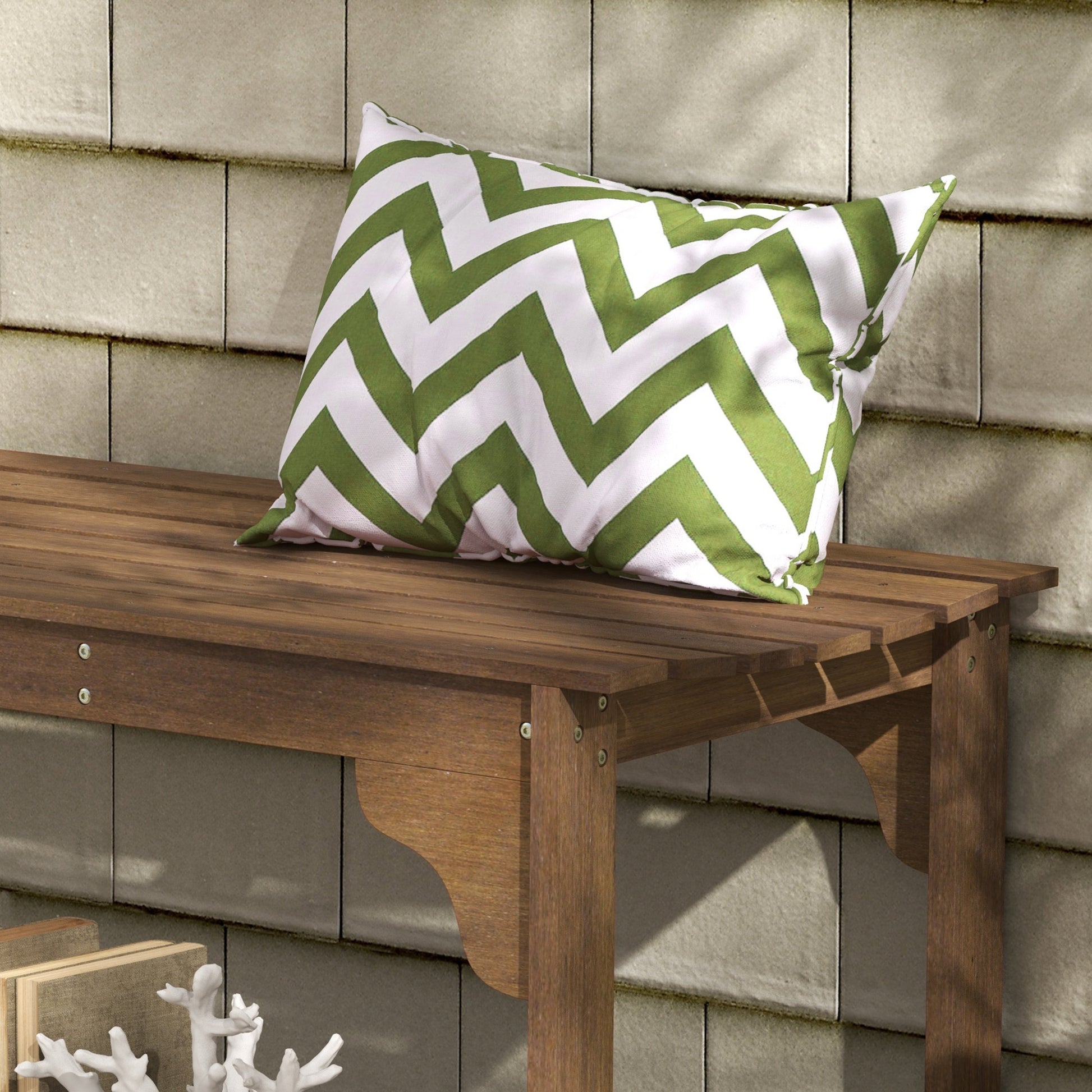 Outsunny Wooden Garden Bench, Outdoor Park Bench With Slatted Seat, Backless Front Porch Bench With Curved Seat For Conservatory, Garden, Poolside, Deck, Teak Natural Wood