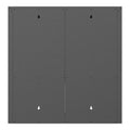 Metal Wall Mounted Tool Storage Cabinet With Locking Door And 1 Shelf 1 Opened Drawer For Garage Warehouse,Office,Assembly Required Black Gray Modern Metal