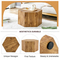 Modern Mdf Coffee Table, With Complex Texture Patterns, Style And Texture Coffee Table To Redefine Your Interior Decoration And Enhance Your Living Space, Stylish And Durable Design Wood Mdf