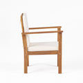 2 Club Chair & Table Brown Wood