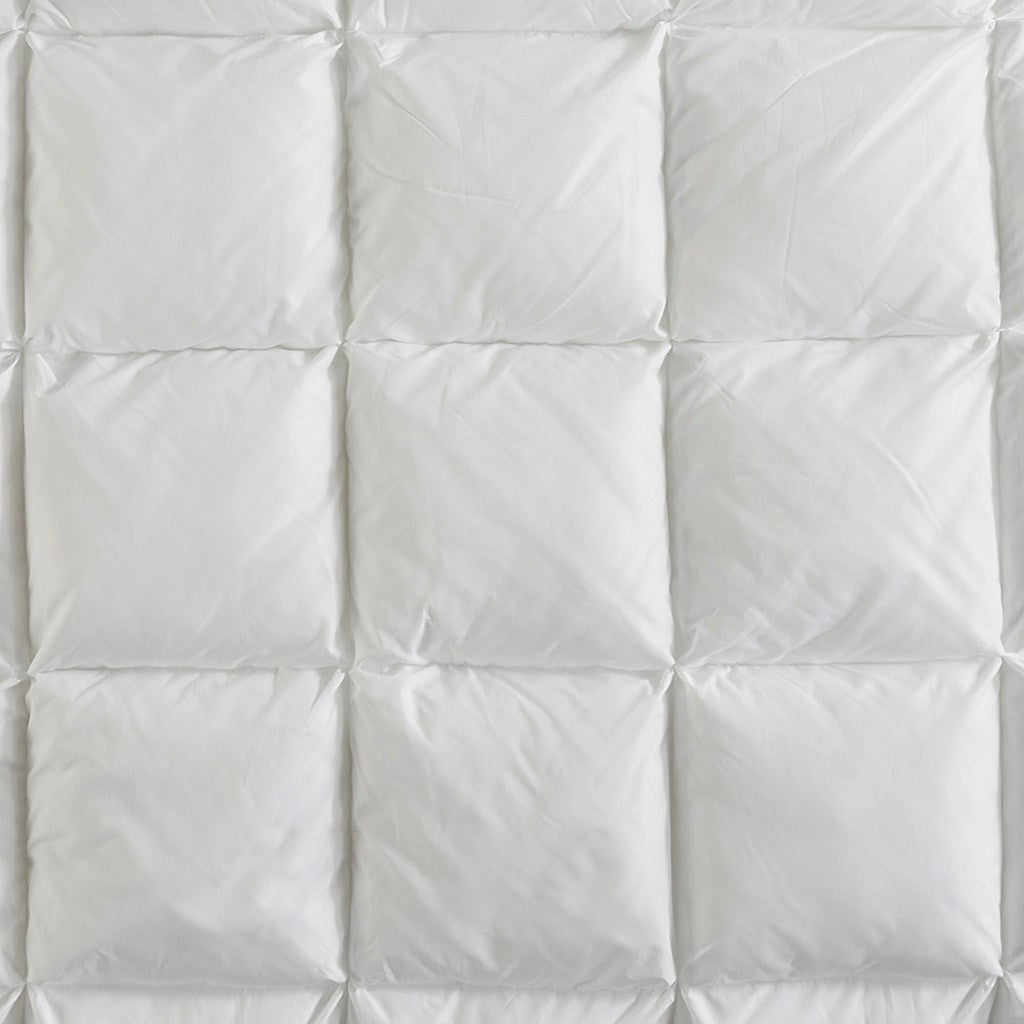 Overfilled Pillow Protector Single Piece Standard Size White Polyester