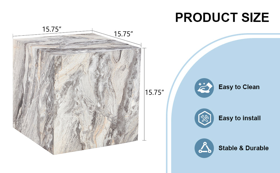 Elevate Your Living Space With This Modern Mdf Coffee Table, Which Showcases Gray Textured Patterns. It Is Characterized By Stylish Design. Grey Mdf