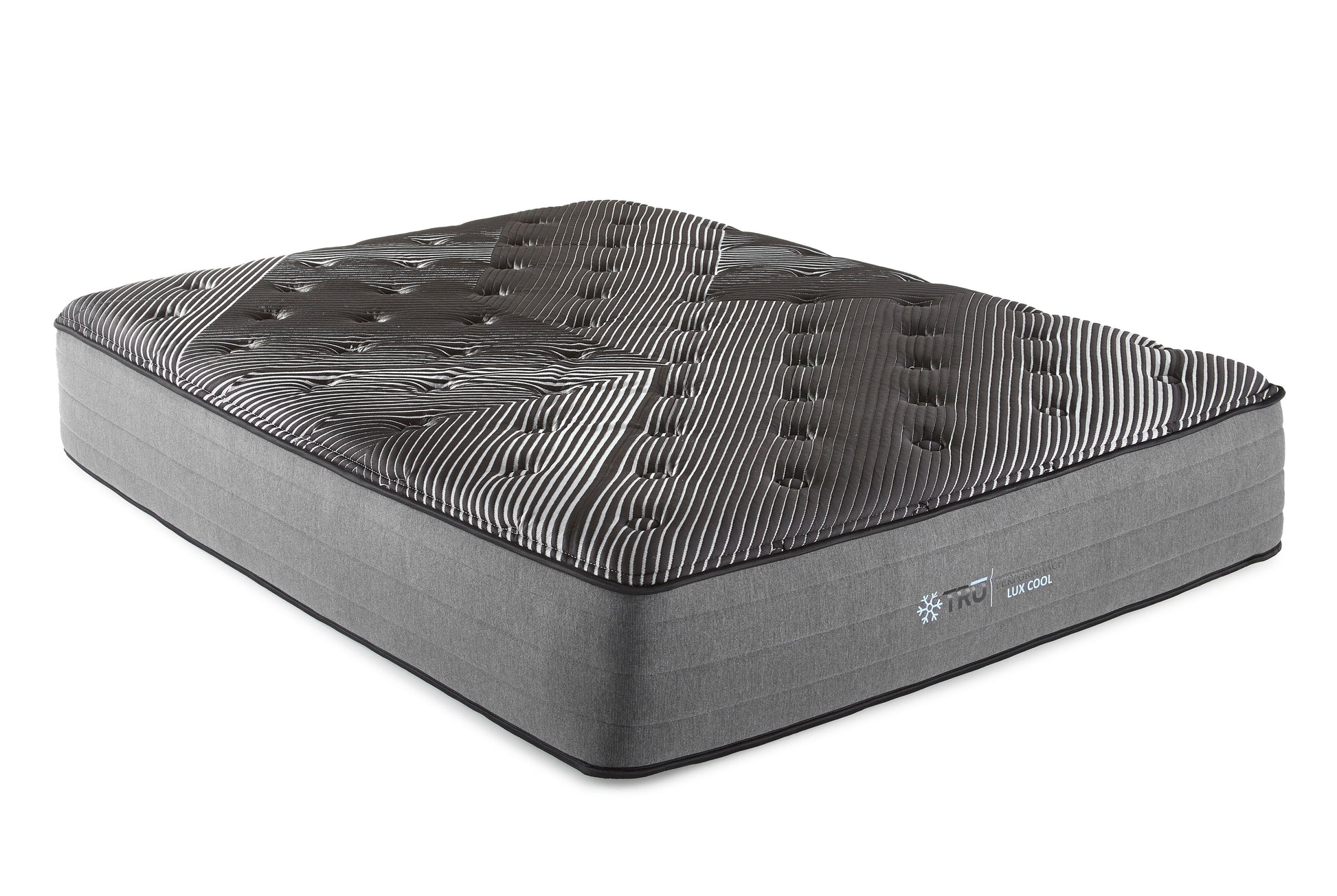 14" Pure Ice Plush Quilted Twin Xl Mattress Black Foam Spring Twin Xl