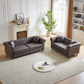 Fx 3 Seats 2 Seats Combo Sofa Modern Living Room Sofa With Solid Wood Frame And Wooden Feet, 4 Cushions, Apartment Sofa Furniture For Living Room, Living Room, Office Grey Wood Pine Foam Fabric 5