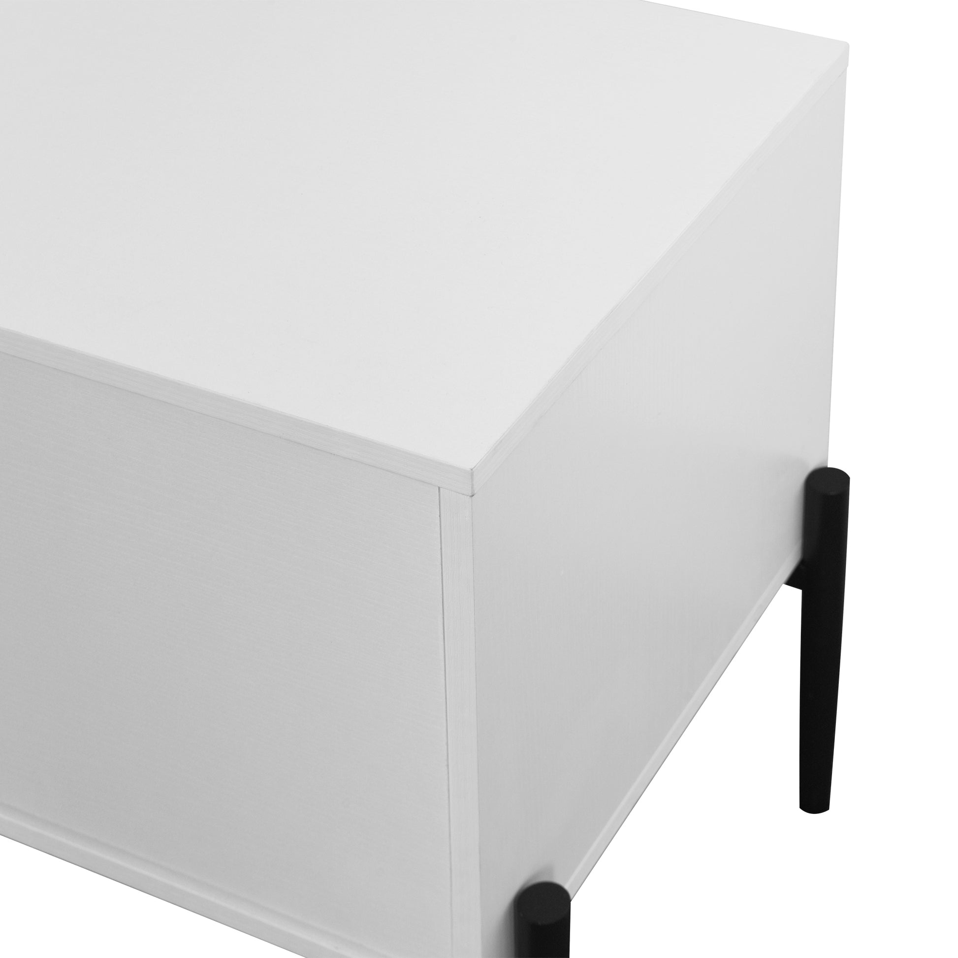 Modern Tv Console, Entertainment Center With Storage For Living Room 70.86X15.74X21.85Inch 5 Or More Spaces White Primary Living Space Particle Board