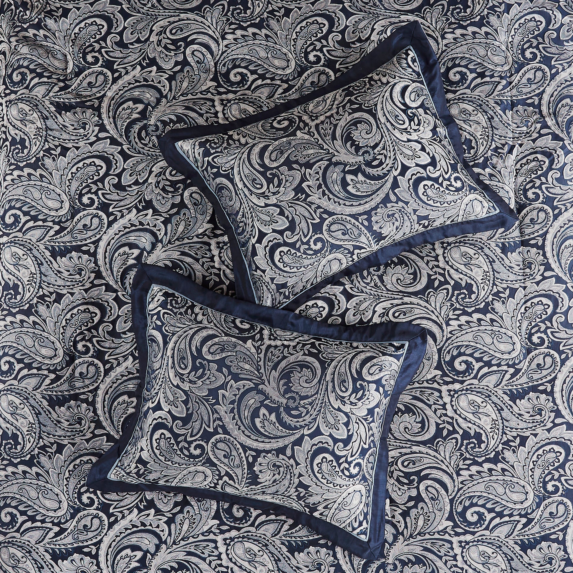 12 Piece Comforter Set With Cotton Bed Sheets Navy Cal King California King Navy Polyester