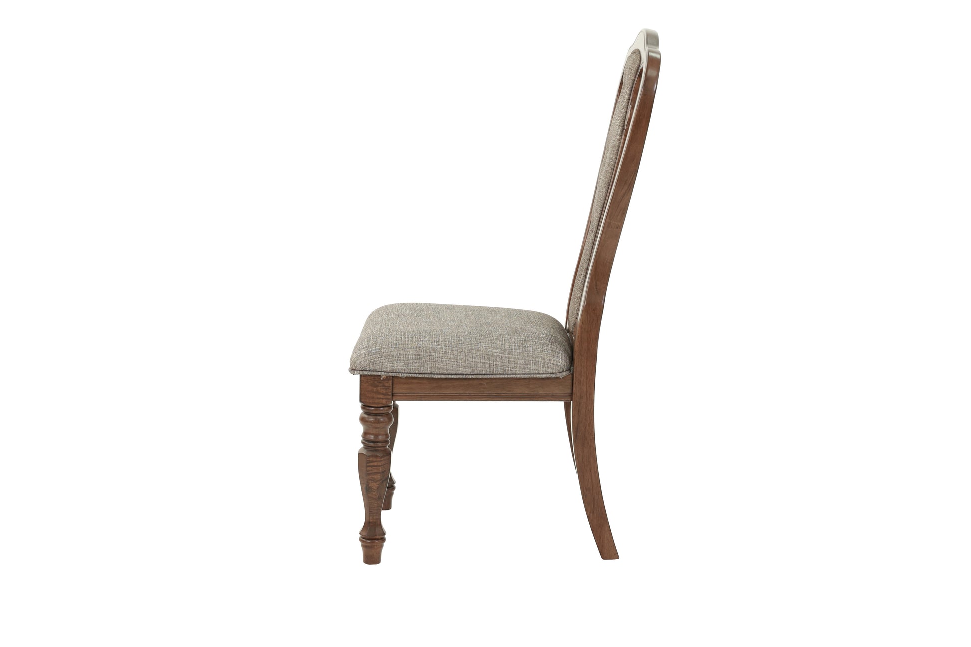 Set Of 2 Dining Chairs Upholstered Tufted Unique Design Chairs Back Cushion Seat Dining Room Brown Brown Dining Room Contemporary,Modern,Transitional Dining Chairs Solid Wood