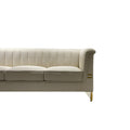 Fx P82 Be Sofa Modern Chenille Sofa, 82.67
